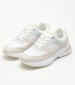 Women Casual Shoes Elevated.Monomix White Leather Calvin Klein