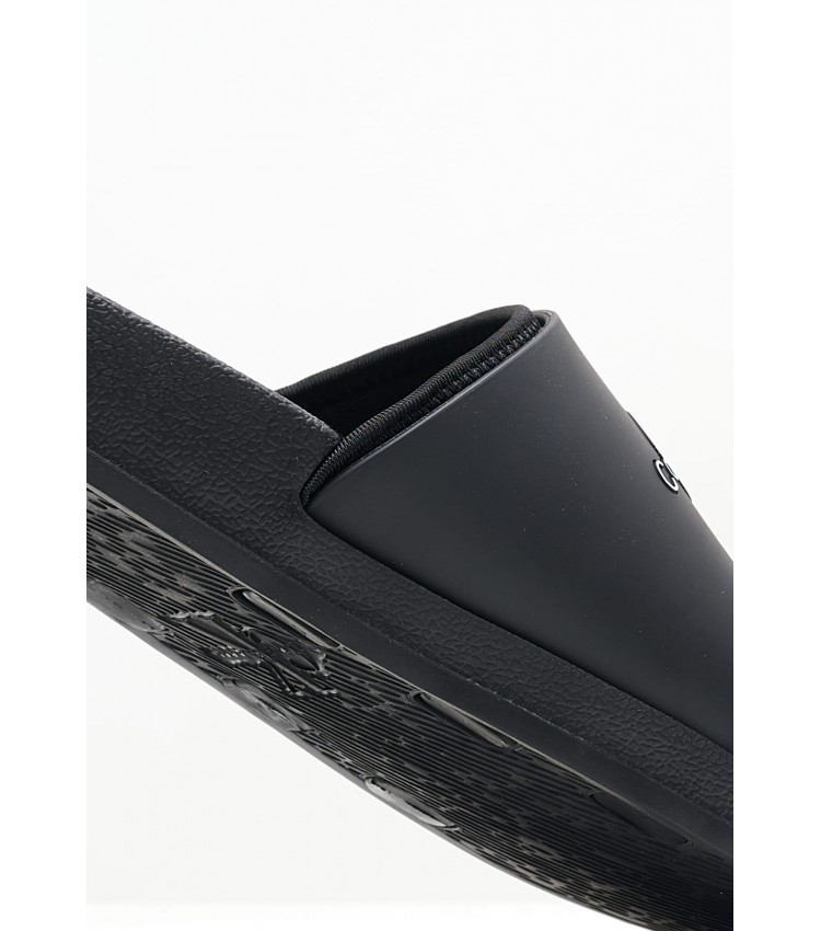 Men Flip Flops & Sandals Institutional.Bold Black Rubber Calvin Klein