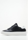 Women Casual Shoes Laceup.Monomix Black Leather Calvin Klein