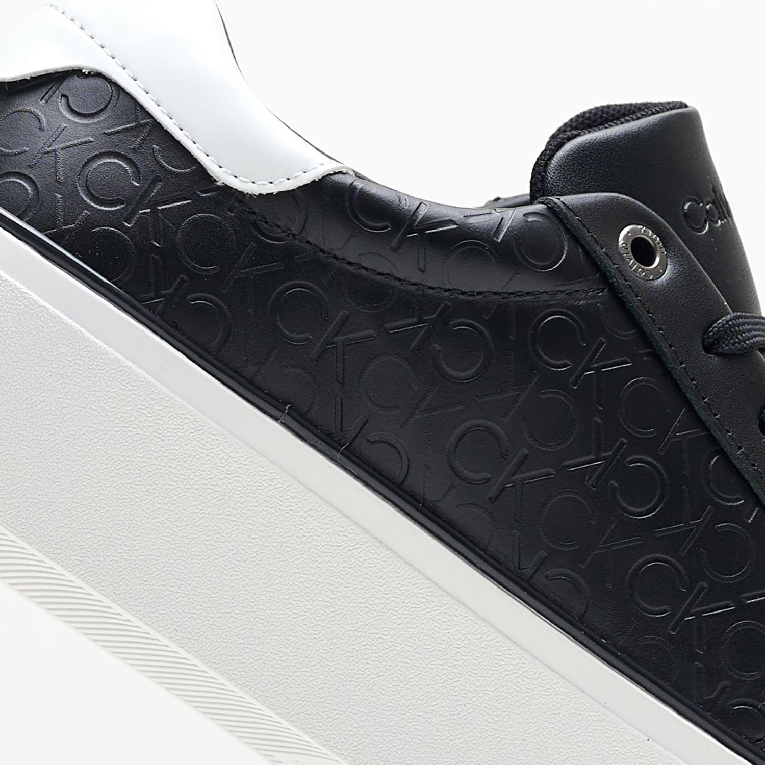 Γυναικεία Παπούτσια Casual Laceup.Monomix Μαύρο Δέρμα Calvin Klein Γυναικεία Παπούτσια Casual Laceup.Monomix Μαύρο Δέρμα Calvin Klein