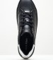 Women Casual Shoes Laceup.Monomix Black Leather Calvin Klein