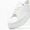 Γυναικεία Παπούτσια Casual Laceup.Monomix Άσπρο Δέρμα Calvin Klein Γυναικεία Παπούτσια Casual Laceup.Monomix Άσπρο Δέρμα Calvin Klein
