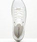 Γυναικεία Παπούτσια Casual Laceup.Monomix Άσπρο Δέρμα Calvin Klein