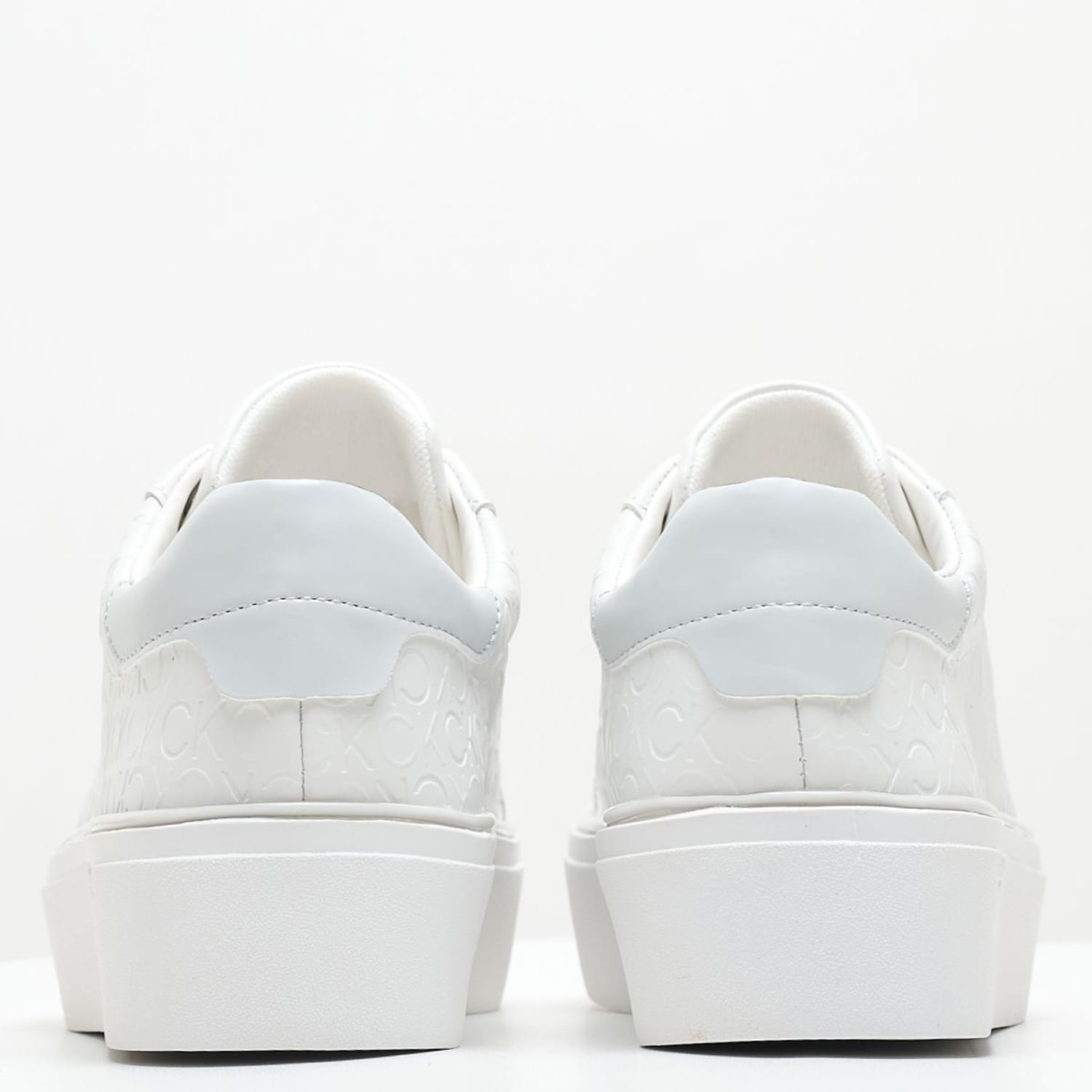 Γυναικεία Παπούτσια Casual Laceup.Monomix Άσπρο Δέρμα Calvin Klein Γυναικεία Παπούτσια Casual Laceup.Monomix Άσπρο Δέρμα Calvin Klein