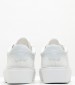 Women Casual Shoes Laceup.Monomix White Leather Calvin Klein