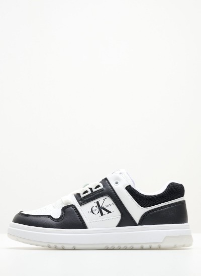 Kids Casual Shoes Lclu.Sneak White ECOleather Calvin Klein