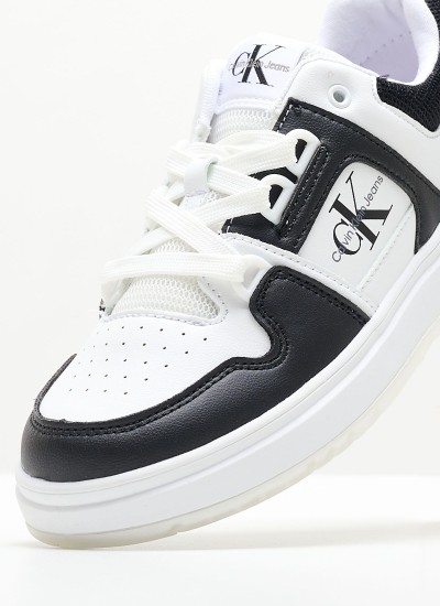 Kids Casual Shoes Lclu.Sneak White ECOleather Calvin Klein