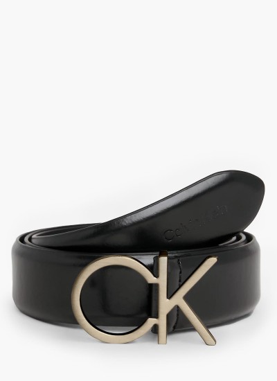 Women Belts Bridge.Belt Black ECOleather Calvin Klein