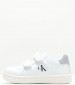 Kids Casual Shoes Log.Velcro White ECOleather Calvin Klein