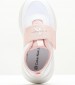 Παιδικά Παπούτσια Casual Lowcut.Snkr Άσπρο Ύφασμα Calvin Klein