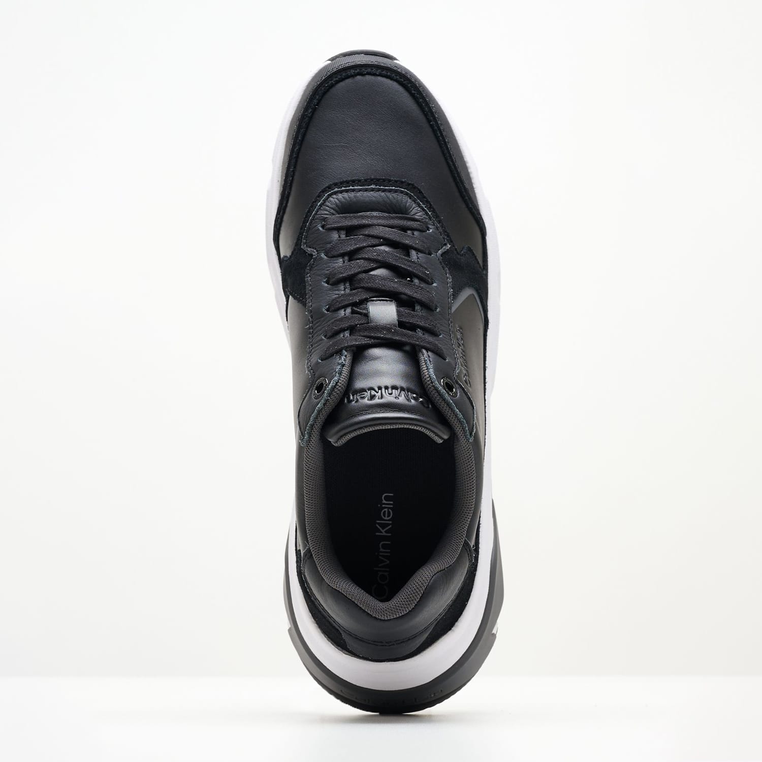 Ανδρικά Παπούτσια Casual Lowtop Μαύρο Δέρμα Calvin Klein Ανδρικά Παπούτσια Casual Lowtop Μαύρο Δέρμα Calvin Klein
