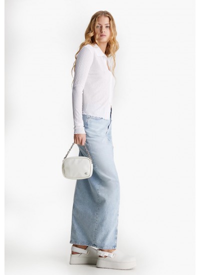 Women Bags Micro.Bag Beige ECOleather Calvin Klein