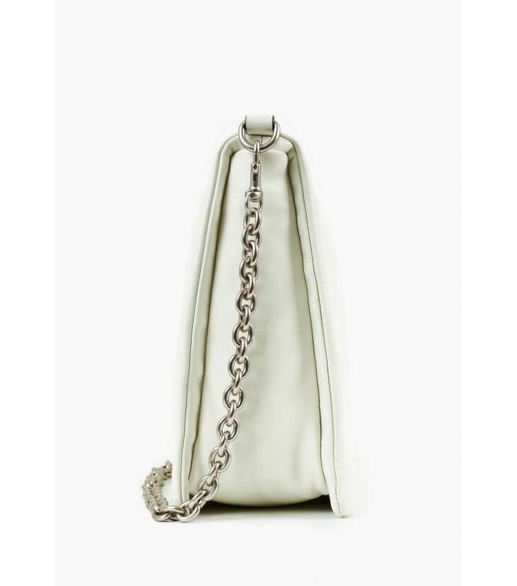 Women Bags Micro.Chain Beige ECOleather Calvin Klein