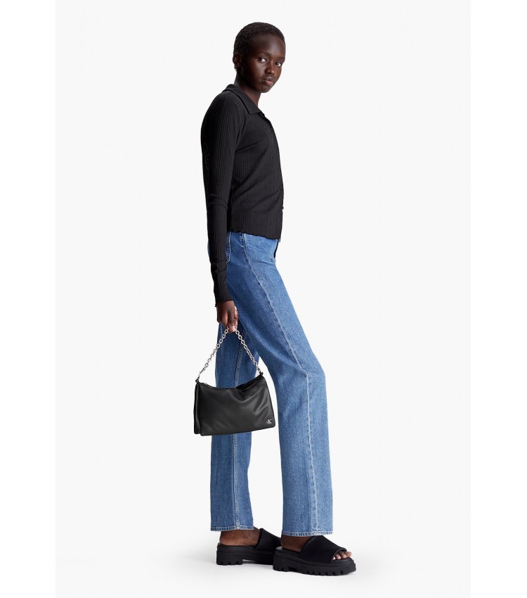 Women Bags Micro.Pouch Black ECOleather Calvin Klein