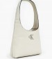 Women Bags Mini.Monogram Beige ECOleather Calvin Klein