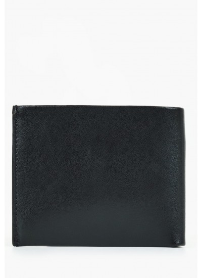 Men Wallets Minimal.Focus Black Leather Calvin Klein