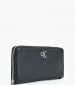 Women Wallets Minimal.Zip Black ECOleather Calvin Klein