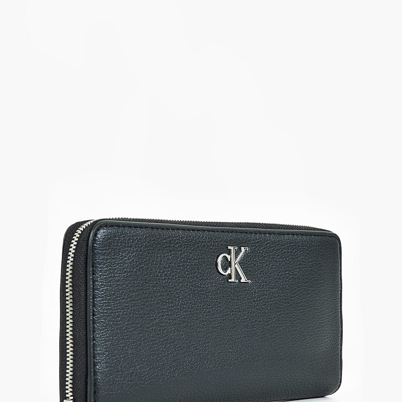 Women Wallets Minimal.Zip Black ECOleather Calvin Klein