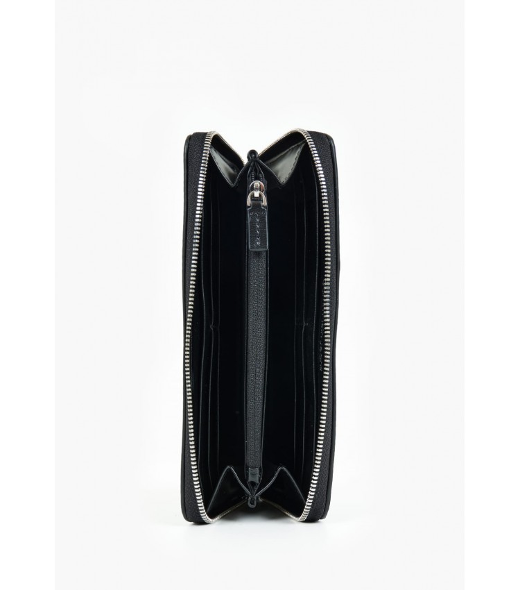 Women Wallets Minimal.Zip Black ECOleather Calvin Klein