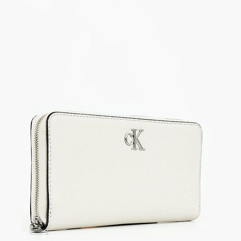 Women Wallets Minimal.Zip Beige ECOleather Calvin Klein