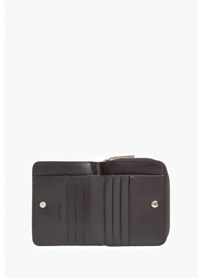 Women Wallets Must.Wflap Brown ECOleather Calvin Klein