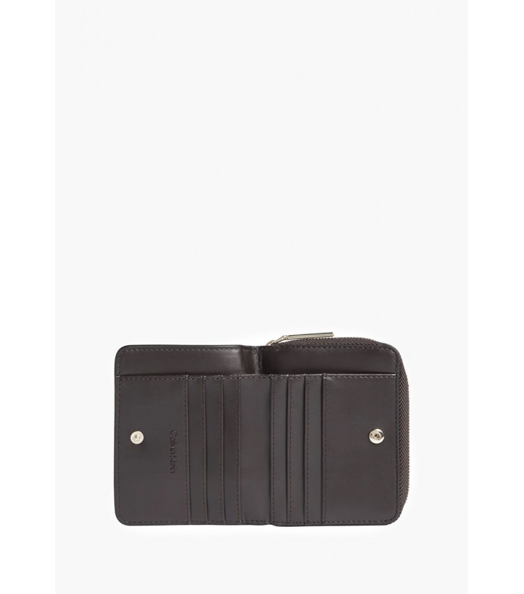 Women Wallets Must.Wflap Brown ECOleather Calvin Klein