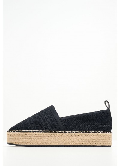 Women Espadrilles Platform.Esp Black Fabric Calvin Klein