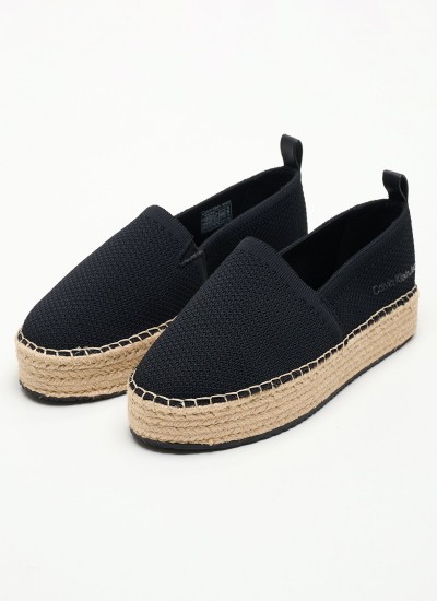 Women Espadrilles Platform.Esp Black Fabric Calvin Klein