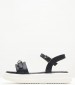 Kids Flip Flops & Sandals Platform.Sandal Black ECOleather Calvin Klein