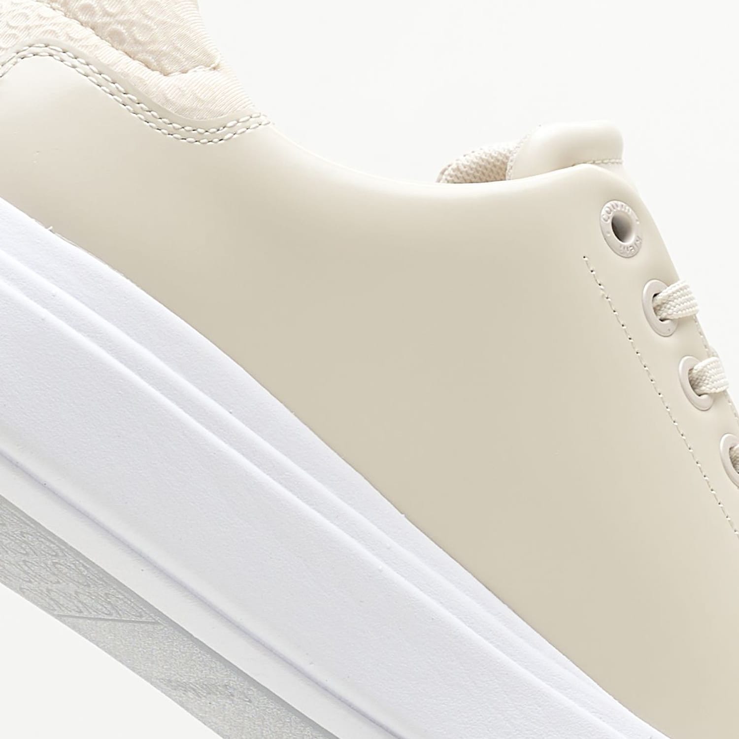 Γυναικεία Παπούτσια Casual Raised.Bt Μπεζ Δέρμα Calvin Klein