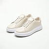 Γυναικεία Παπούτσια Casual Raised.Bt Μπεζ Δέρμα Calvin Klein