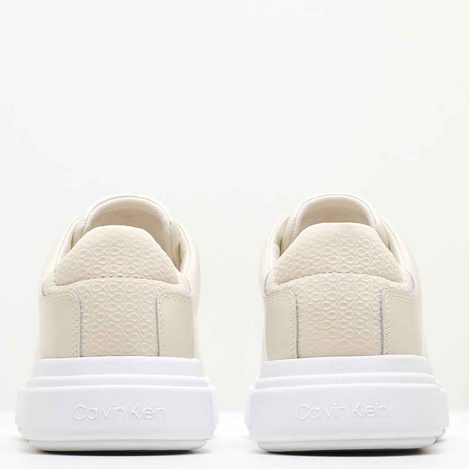 Γυναικεία Παπούτσια Casual Raised.Bt Μπεζ Δέρμα Calvin Klein