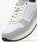 Men Casual Shoes Retro.Sat Grey Leather Calvin Klein