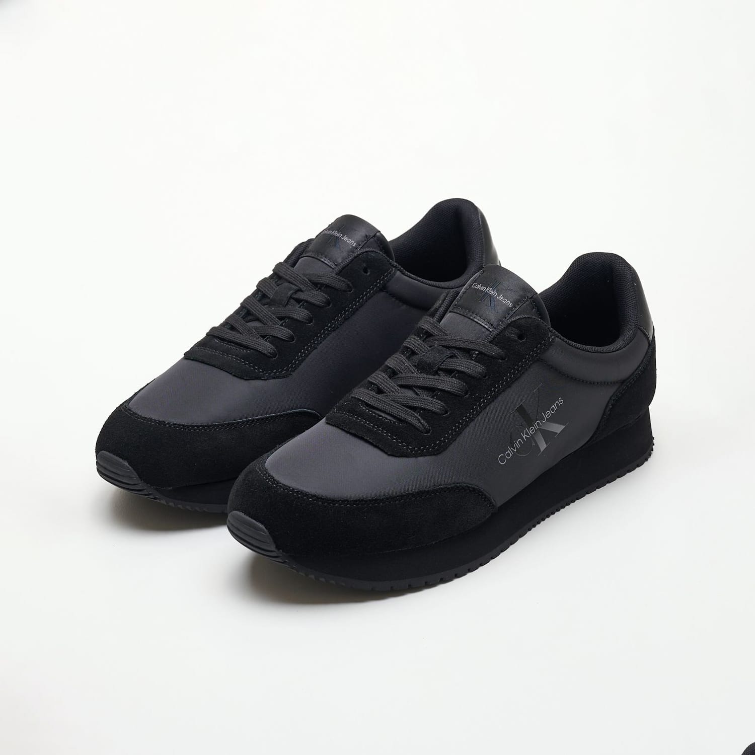 Ανδρικά Παπούτσια Casual Retro.Su.M Μαύρο Δέρμα Καστόρι Calvin Klein Casual - Sneakers Calvin Klein Retro.Su.M-Black