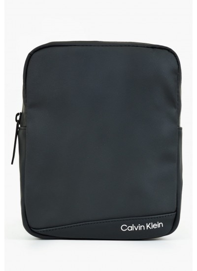 Men Bags Rubberized.Conv Black ECOleather Calvin Klein