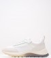 Women Casual Shoes Runner.Mesh White Fabric Calvin Klein