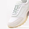 Γυναικεία Παπούτσια Casual Runner.Mesh Άσπρο Ύφασμα Calvin Klein Γυναικεία Παπούτσια Casual Runner.Mesh Άσπρο Ύφασμα Calvin Klein