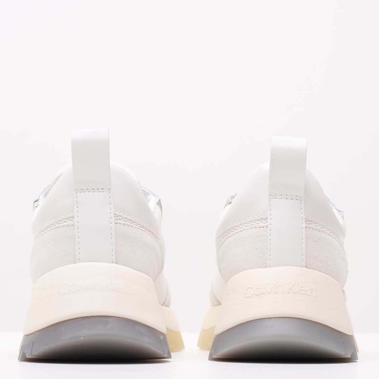 Γυναικεία Παπούτσια Casual Runner.Mesh Άσπρο Ύφασμα Calvin Klein Γυναικεία Παπούτσια Casual Runner.Mesh Άσπρο Ύφασμα Calvin Klein