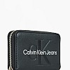 Γυναικεία Πορτοφόλια Sculpted.Med Μαύρο ECOleather Calvin Klein Γυναικεία Πορτοφόλια Sculpted.Med Μαύρο ECOleather Calvin Klein