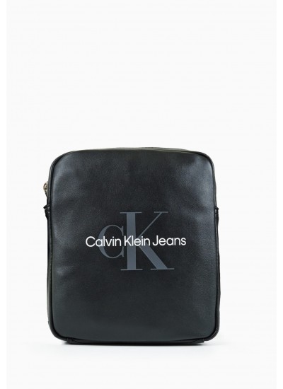 Men Belts Outline.Lthr Black Leather Calvin Klein