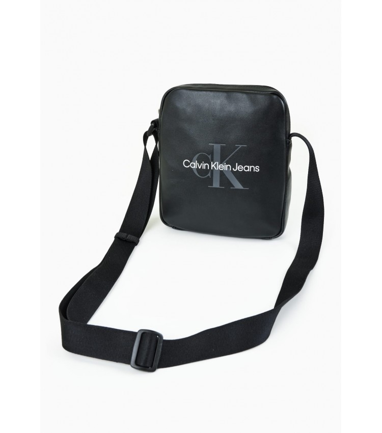 Men Bags Soft.Monogram18 Black ECOleather Calvin Klein