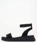 Women Espadrilles Sporty.Wedge Black Buckskin Calvin Klein