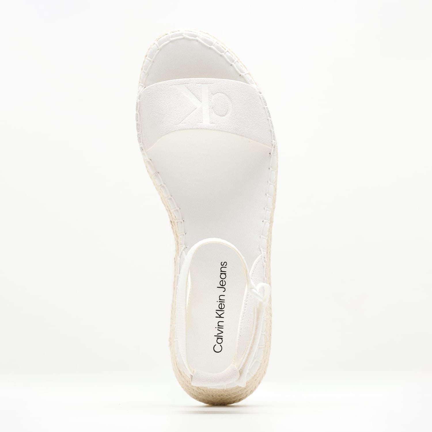 Γυναικείες Εσπαντρίγιες Sporty.Wedge Άσπρο Δέρμα Καστόρι Calvin Klein Γυναικείες Εσπαντρίγιες Sporty.Wedge Άσπρο Δέρμα Καστόρι Calvin Klein