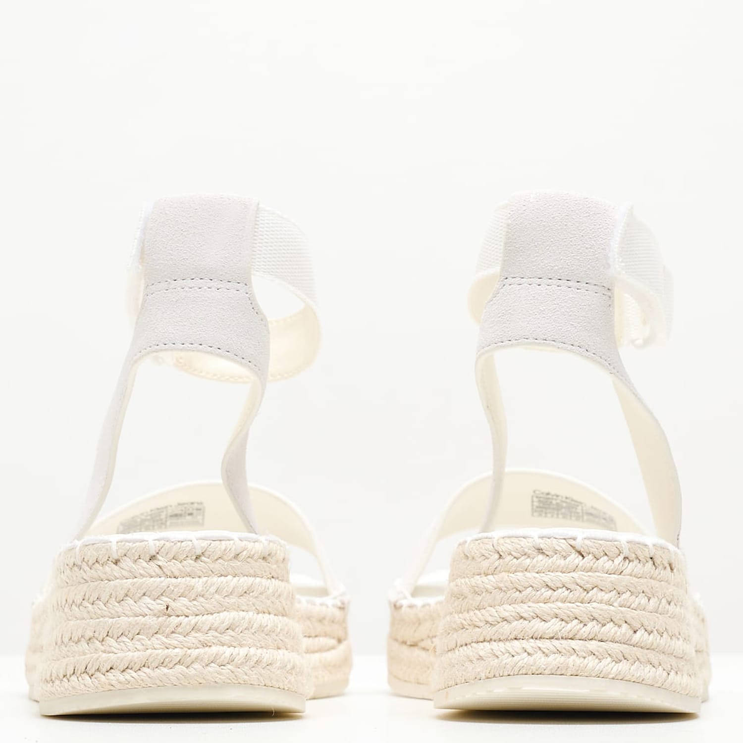 Γυναικείες Εσπαντρίγιες Sporty.Wedge Άσπρο Δέρμα Καστόρι Calvin Klein Γυναικείες Εσπαντρίγιες Sporty.Wedge Άσπρο Δέρμα Καστόρι Calvin Klein