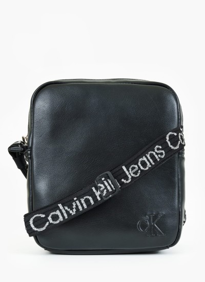 Men Wallets Concise.Trifold Brown Leather Calvin Klein