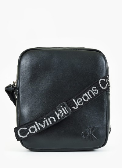Ανδρικές Τσάντες Ultralight.Reporter Μαύρο ECOleather Calvin Klein