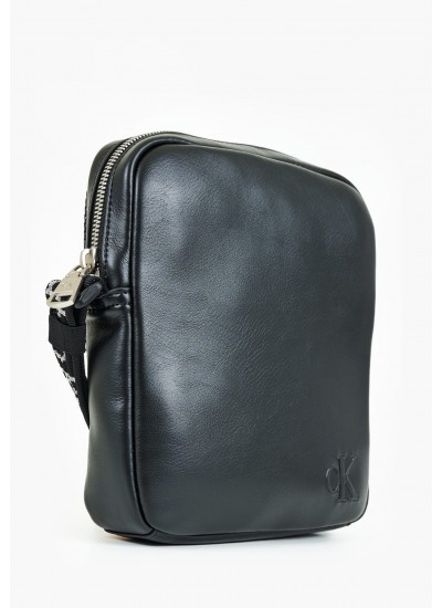 Men Bags Ultralight.Reporter Black ECOleather Calvin Klein