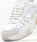 Γυναικεία Παπούτσια Casual Vibram.Runner Άσπρο Δέρμα Calvin Klein