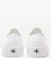 Women Casual Shoes Vulc.Flatform White Fabric Calvin Klein