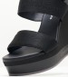 Women Platforms High Wedge.In Black Calvin Klein